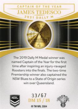 2022 NRL Elite - Dally M Awards Priority #DMP15 James Tedesco Back